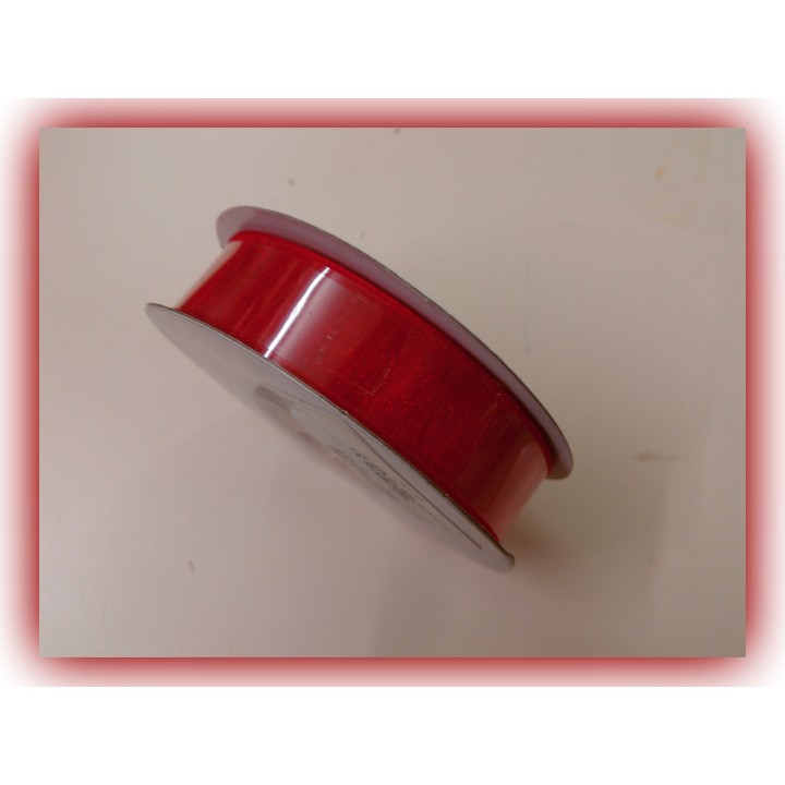 Organza mm.16 mt.25 rosso | CarinCasa