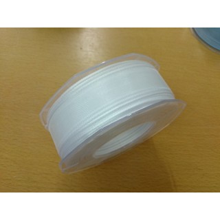 Velo bordi raso 25mm bianco mt.50 | CarinCasa