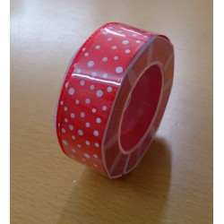 Taffeta stampato pois 25 mm.