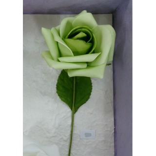 Rosa polifoam stelo gr. Verde bust.8 | CarinCasa