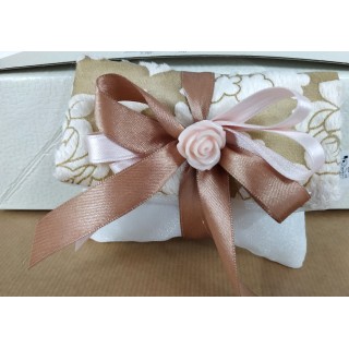 Busta damascata bianco/marrone bust.10 | CarinCasa