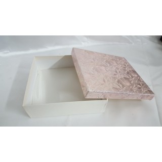 Scatola ramata 18x16x6 cm con raso al interno | CarinCasa