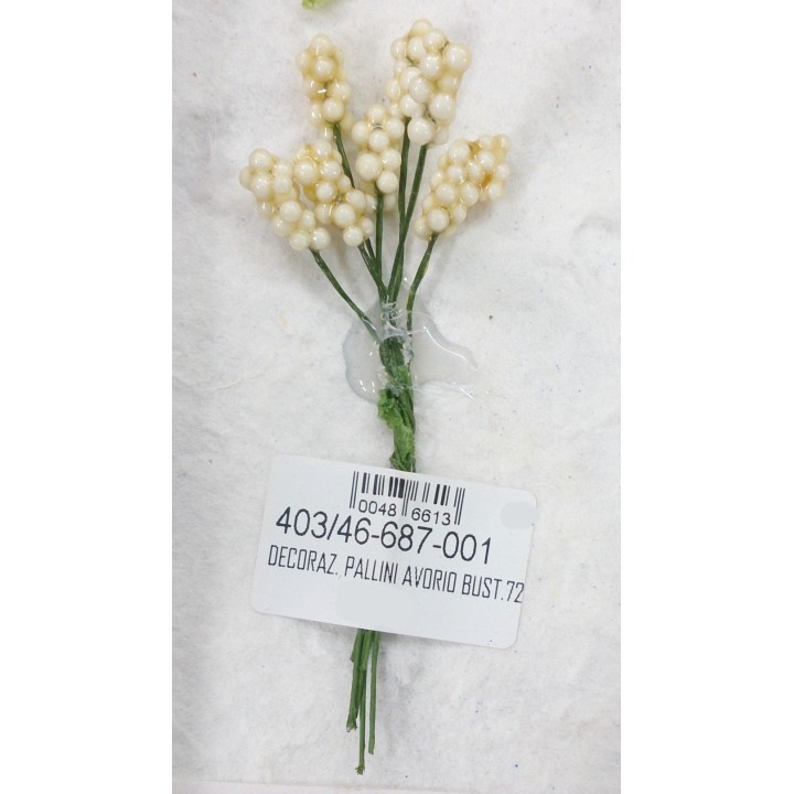 Decoraz. Pallini avorio bust.72 | CarinCasa