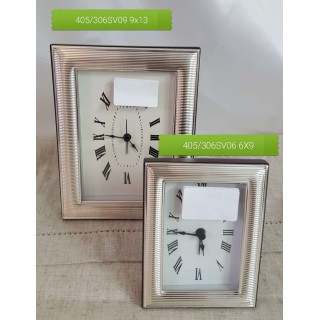 Sveglia in argento 6x9 cm | CarinCasa