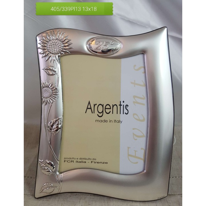 cornice in argento girasole 25" 13x18cm | CarinCasa