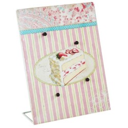 Lavagna magnetica d'appoggio con magneti. Decoro dolce