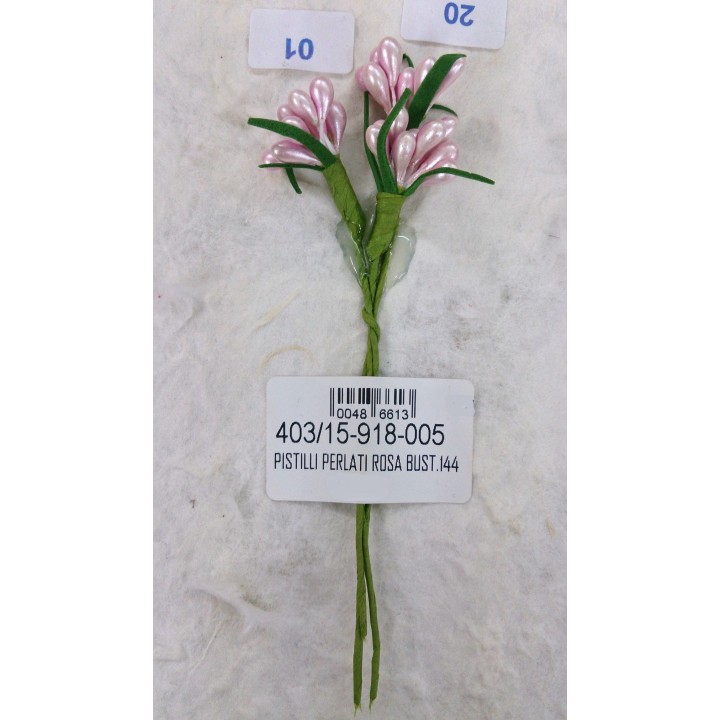Pistilli perlati rosa bust.144 | CarinCasa