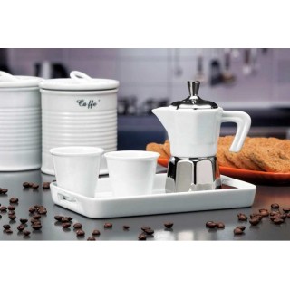 Servizio Caffe' porcellana 2 pers. 20 x 13 cm | CarinCasa
