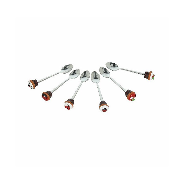 Set 6 cucchiaini cupcakes ladybug | CarinCasa