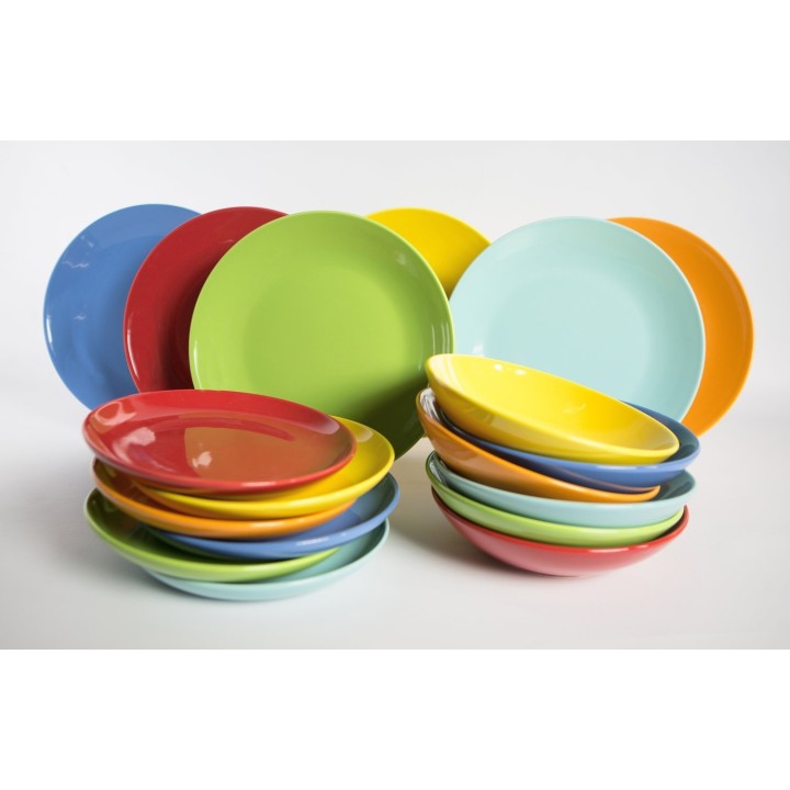 Piatto piano marrakech rosso 27 cm | CarinCasa