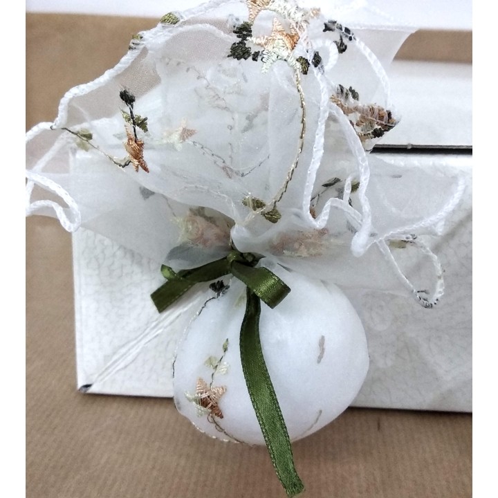 Velo ricamato avorio | CarinCasa