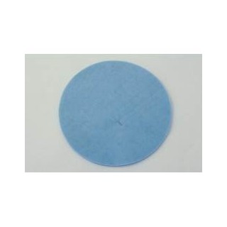 Velo tondo organza cielo 20 cm | CarinCasa