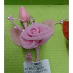 Pick rosa c/conchiglia rosa