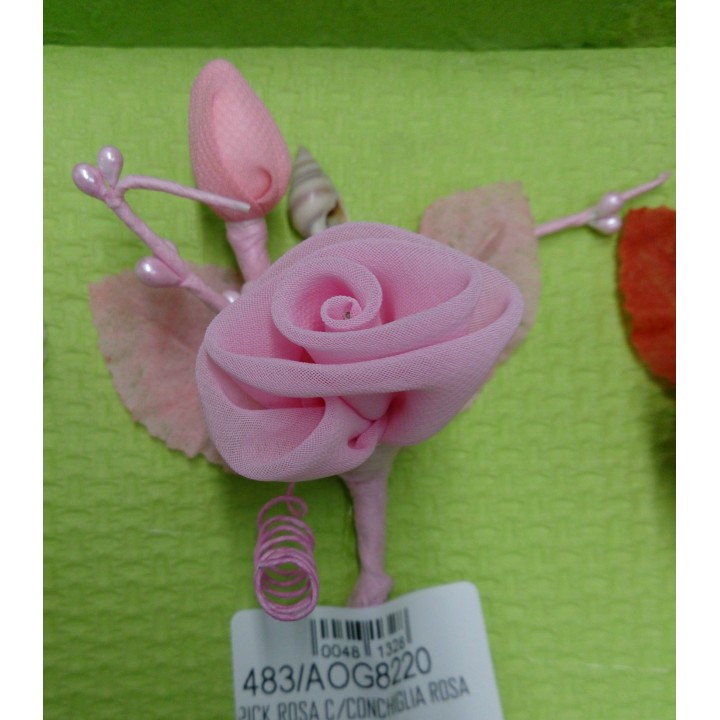 Pick rosa c/conchiglia rosa | CarinCasa