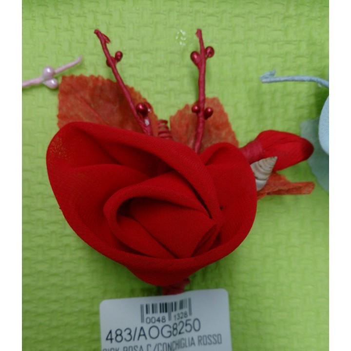 Pick rosa c/conchiglia rosso | CarinCasa