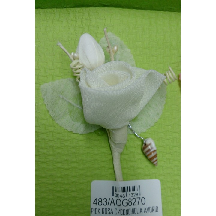 Pick rosa c/conchiglia avorio | CarinCasa