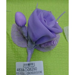 Pick rosa c/conchiglia glicine