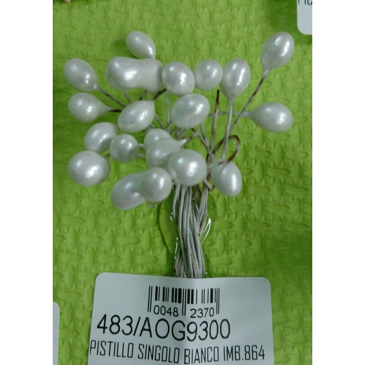 Pistillo singolo bianco imb.864 | CarinCasa