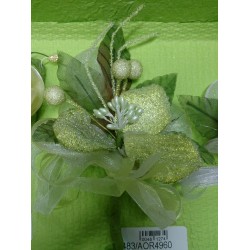 Fiore glassato c/racch.verde