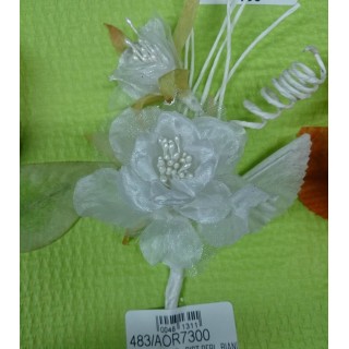 Pick rose+bocc.+Pist.perl. Bianco | CarinCasa