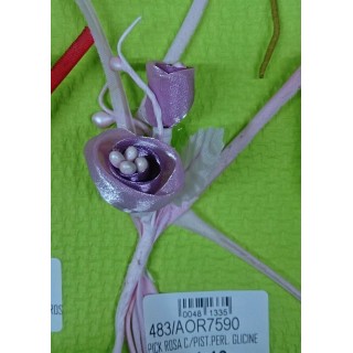 Pick rosa c/pist.perl. Glicine | CarinCasa