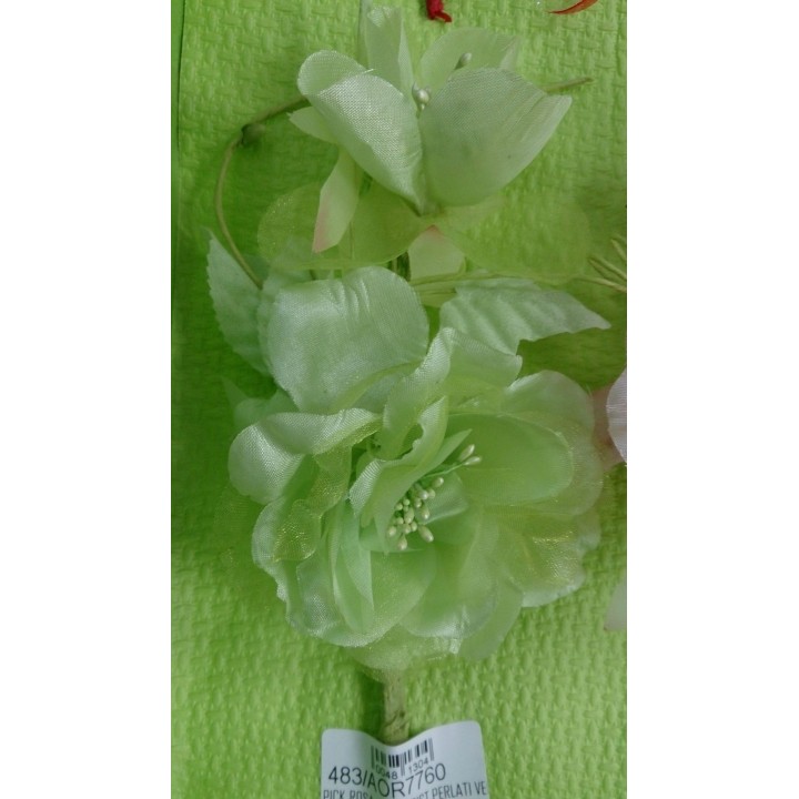 Pick rosa+bocc+pist.perlati verde | CarinCasa