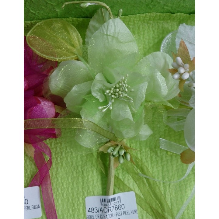 Fiore gr.c/racch.+Pist.perl.verde | CarinCasa