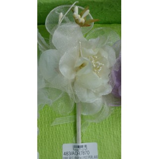 Fiore gr.c/racch.e pist.perl.avorio | CarinCasa