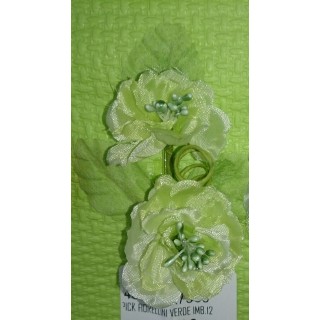 Pick fiorellini verde imb.12 | CarinCasa