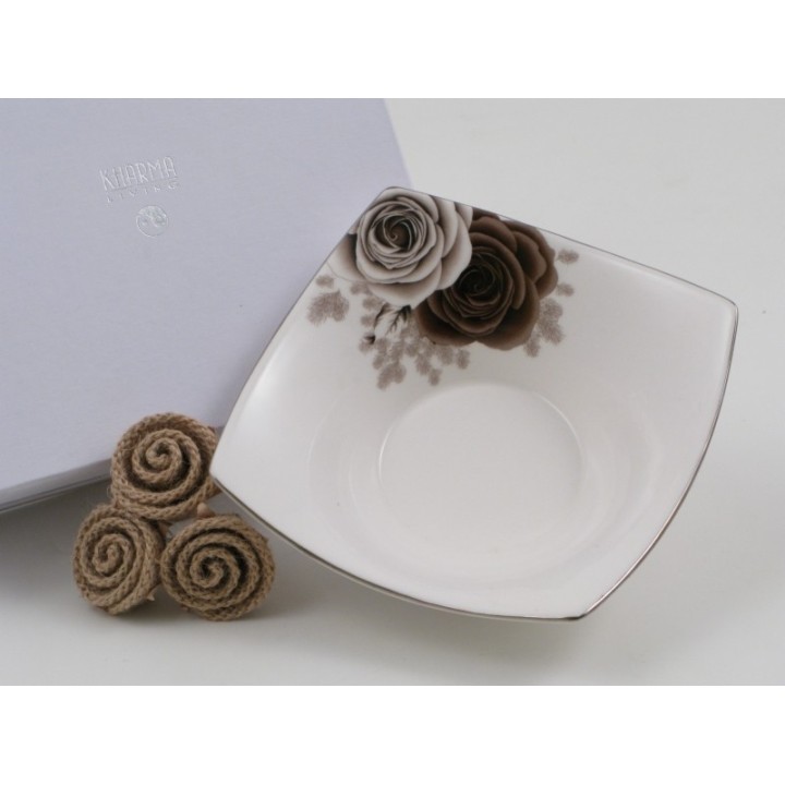 Ciotola in porcellana Elegant Rose