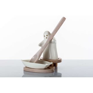 Porta mestolo con fantasmino 12 x 12 cm | CarinCasa