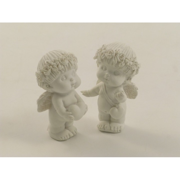 Angelo bianco mini in gesso | CarinCasa