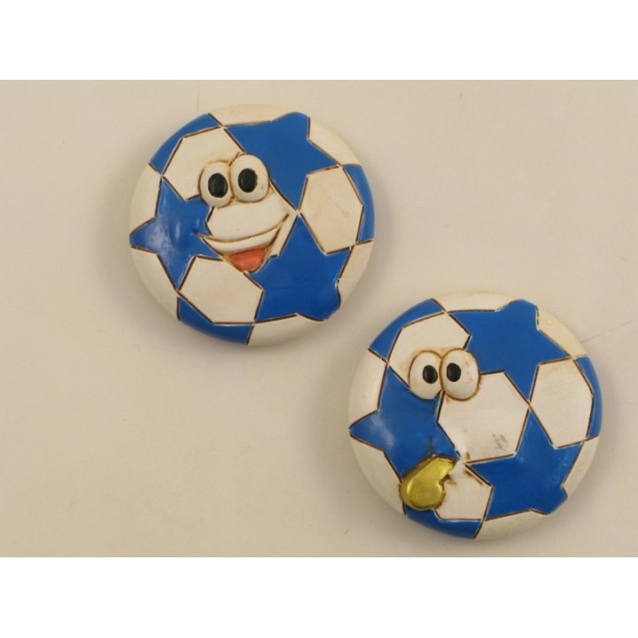 Magnete a forma di pallone in resina