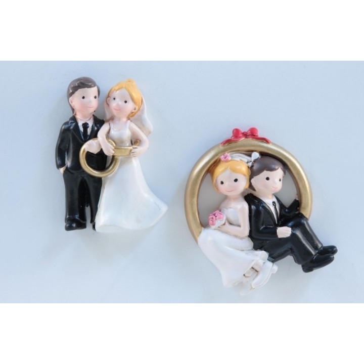 Sposini magnete anelli | CarinCasa