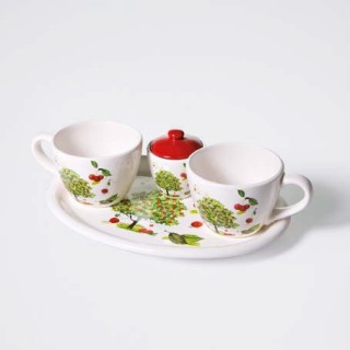 Set da colazione 4 pezzi "Cherry" | CarinCasa