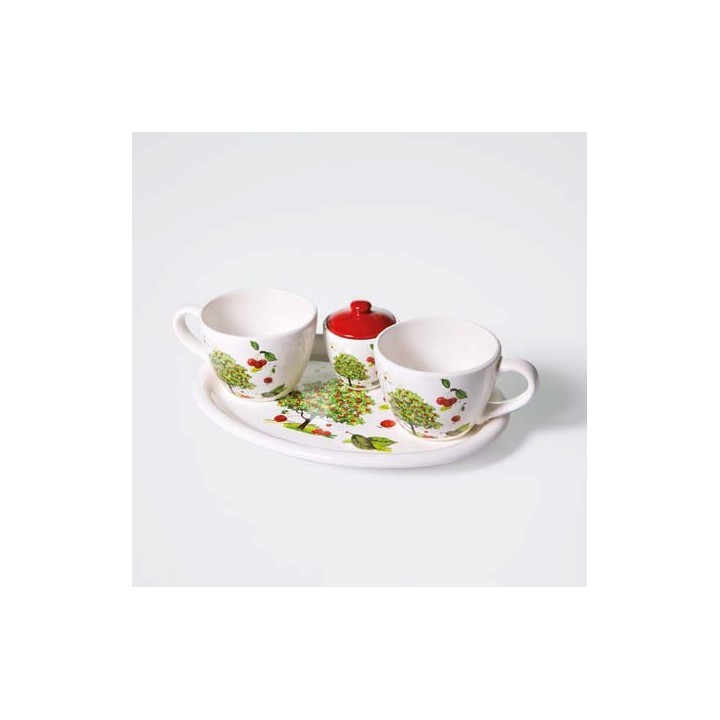 Set da colazione 4 pezzi "Cherry" | CarinCasa