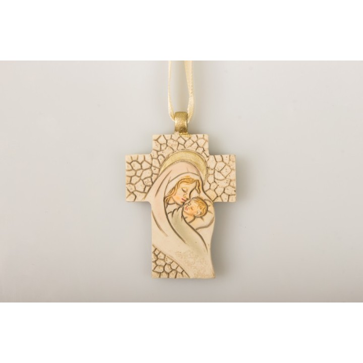 Appendino croce piccola maternità madonna | CarinCasa