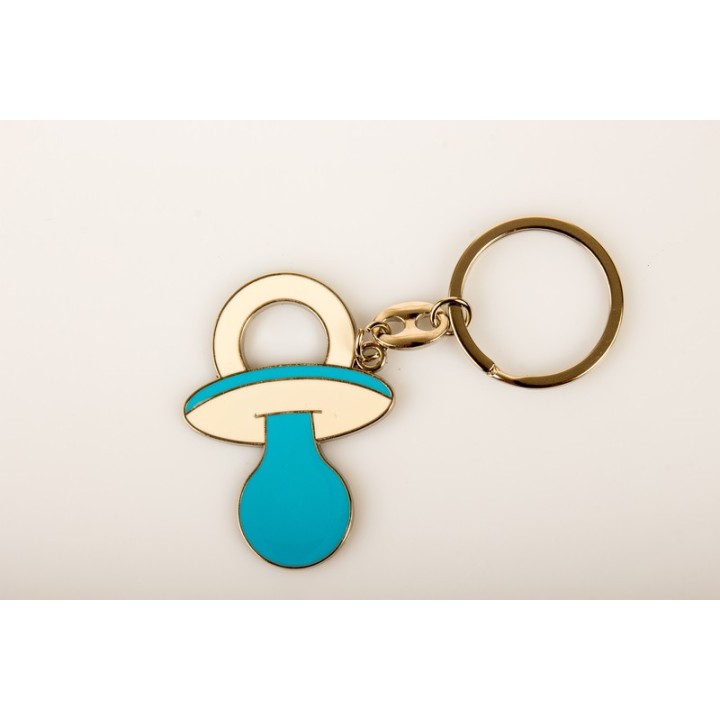 Portachiavi ciuccio celeste 240-12 | CarinCasa