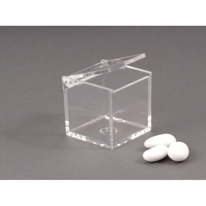 Scatolina plexiglass 5x5x5 trasparente | CarinCasa