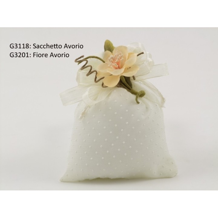 Sacchetto pois avorio | CarinCasa