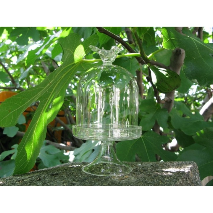 Alzatina vetro soffiato 16 cm | CarinCasa