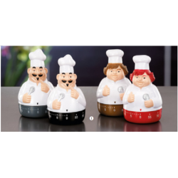 Timer da cucina a forma di cuoco