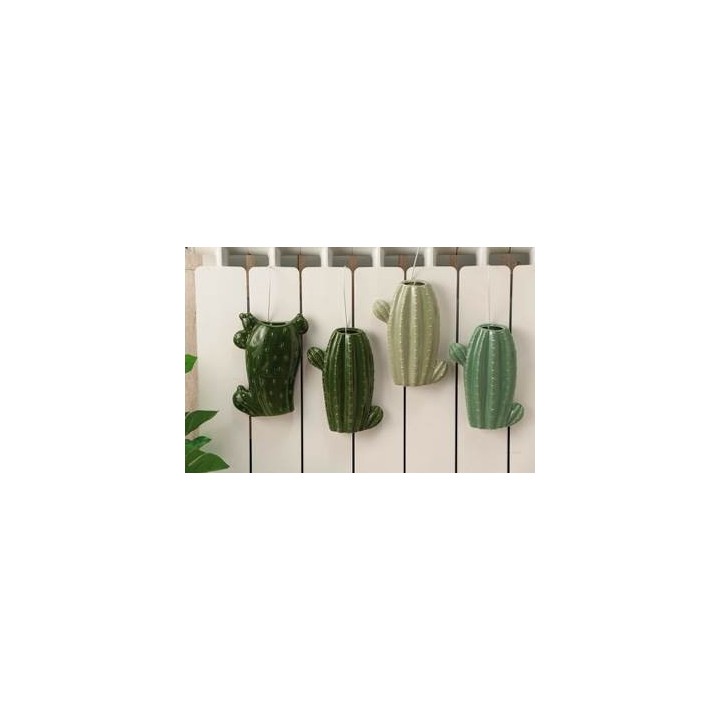 Umidificatore per termosifone in ceramica a forma di cactus
