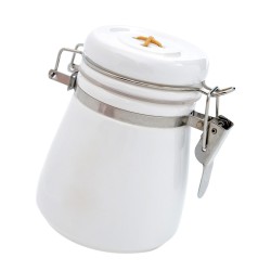 White barattolino bombato cm.10