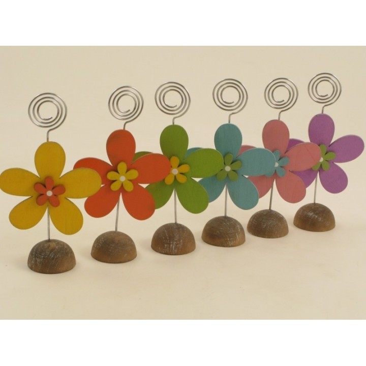 Memo clip fiori colori assortiti | CarinCasa