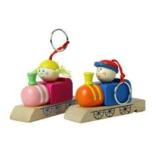 Portachiavi fischietto treni cm.9x8 | CarinCasa
