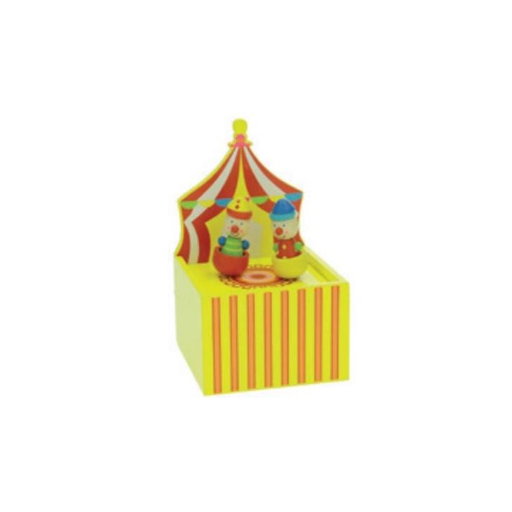 Carillon circo giallo 10 x 10 x 15 cm | CarinCasa