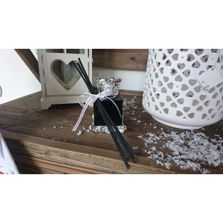 Profumatore nero c/bastoncini fresh cotton | CarinCasa