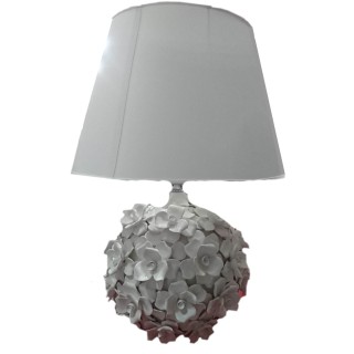 Lume palla grande rose bianco | CarinCasa