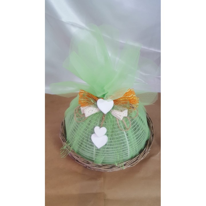 Cesto rete base+coperchio grande | CarinCasa